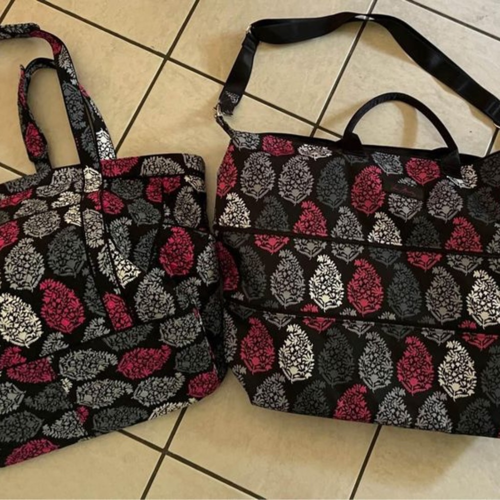 Vera Bradley Lot of Two travel bags
